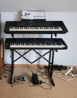 Zwei Keyboards Roland E 15 u. Technics KN800 Hessen - Schlitz Vorschau
