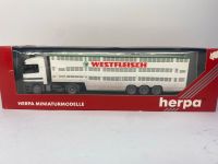 Herpa 1:87 Mercedes Actros Westfleisch Verschmutzt Viehtransport Nordrhein-Westfalen - Werther (Westfalen) Vorschau