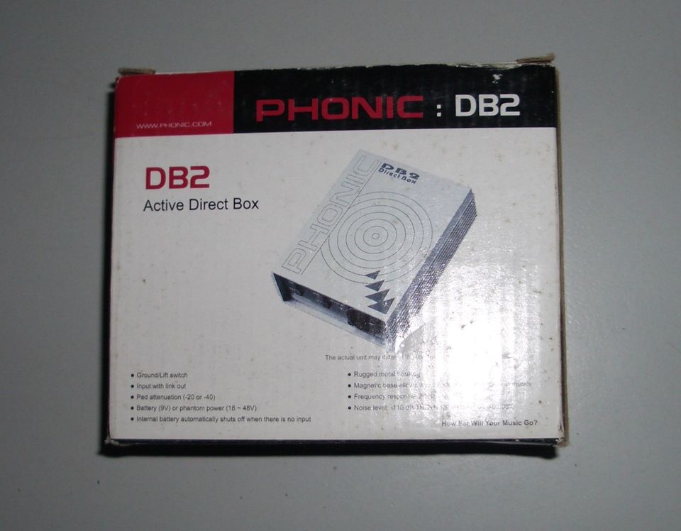 PHONIC DB2 aktive DI-Box in Koblenz