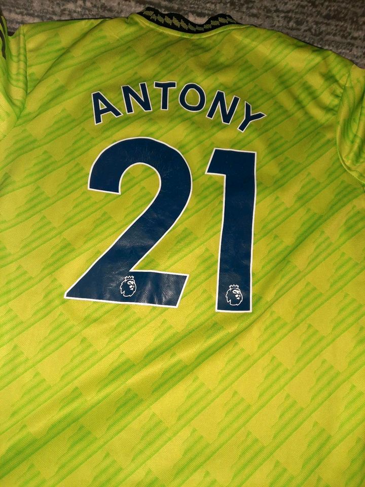 Manchester United Antony Trikot 21 in Dortmund