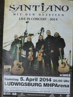 SANTIANO Poster Bild Plakat  "Mit den Gezeiten " 2014   60x84 Baden-Württemberg - Ludwigsburg Vorschau