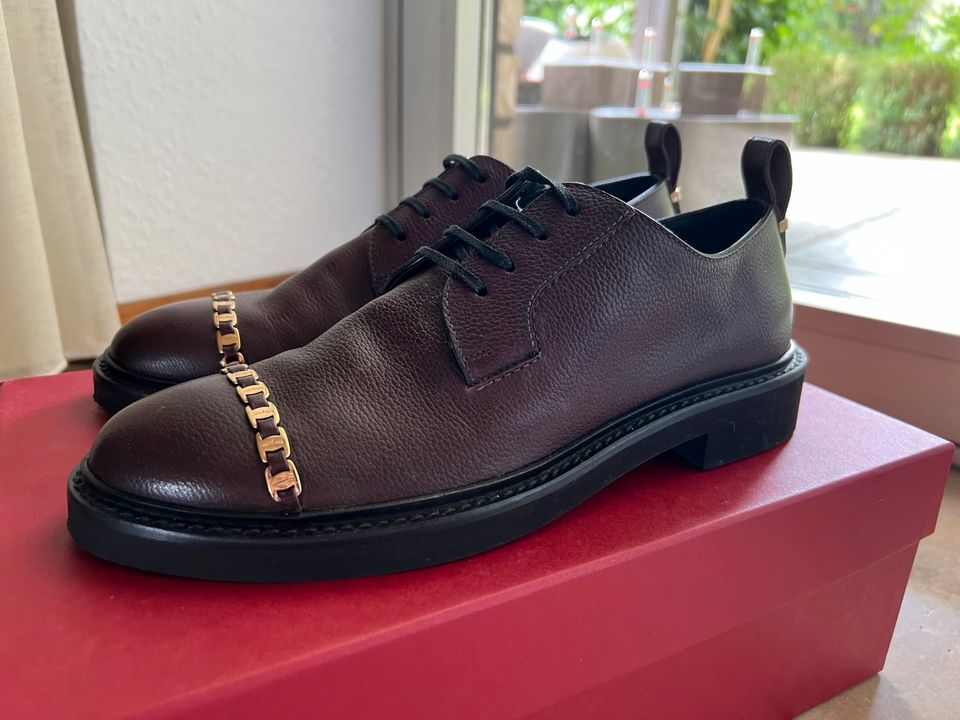 Bootsschuhe Salvatore Ferragamo Gr.37 (IT 6,5) neuwertig in Wiehl