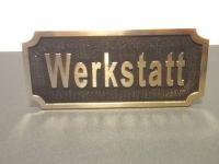 Werkstatt Schild Türschild Bronze massiv gegossen, 59 €* Bayern - Königsbrunn Vorschau