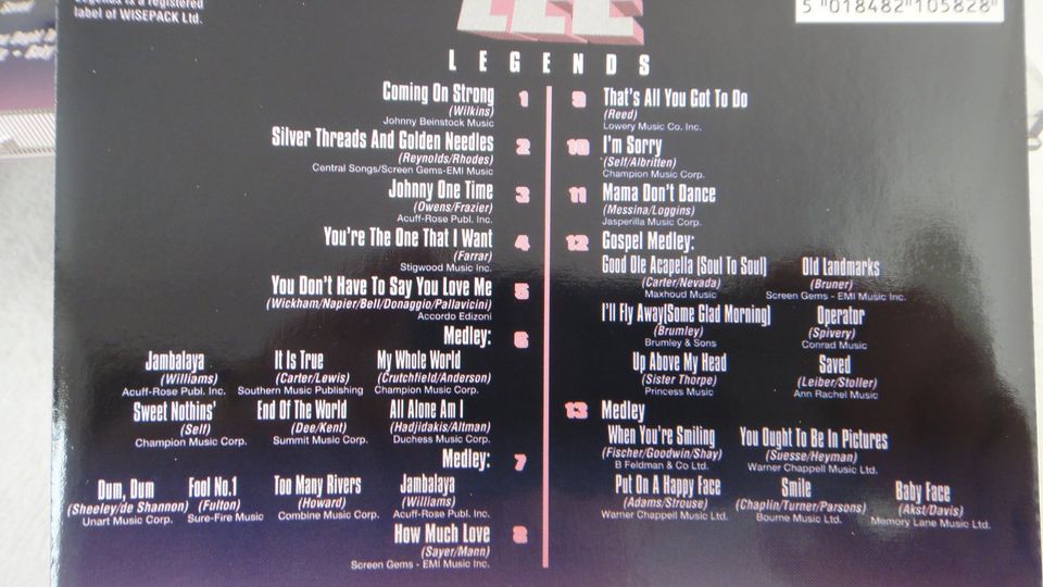 5 CD´s LEGENDS Bill Haley, Brenda Lee, Roy Orbison, Ray Charles in Dresden