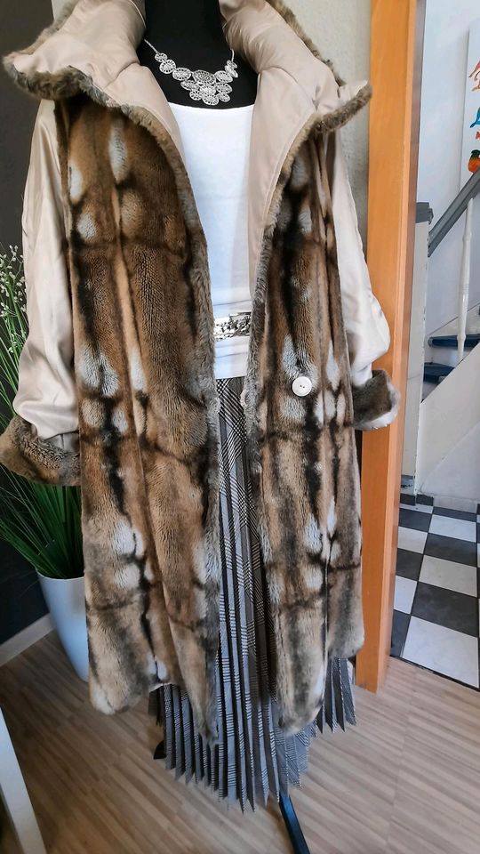 ❣️NW BASLER Trenchcoat Wendemantel  Fake fur tolle Farbe in Schwelm