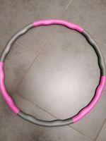 Hula Hoop, grau-pink, 66 cm Durchmesser zum stecken, Schaumstoff Nordrhein-Westfalen - Euskirchen Vorschau