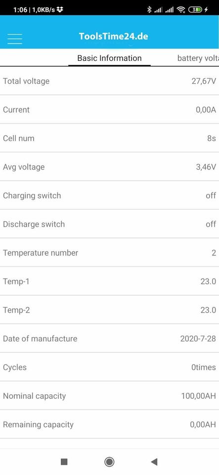 24V 8x CALB LiFeYPo4 100Ah BATTERIE MIT BMS MIT BLUETOOTH in Stamsried