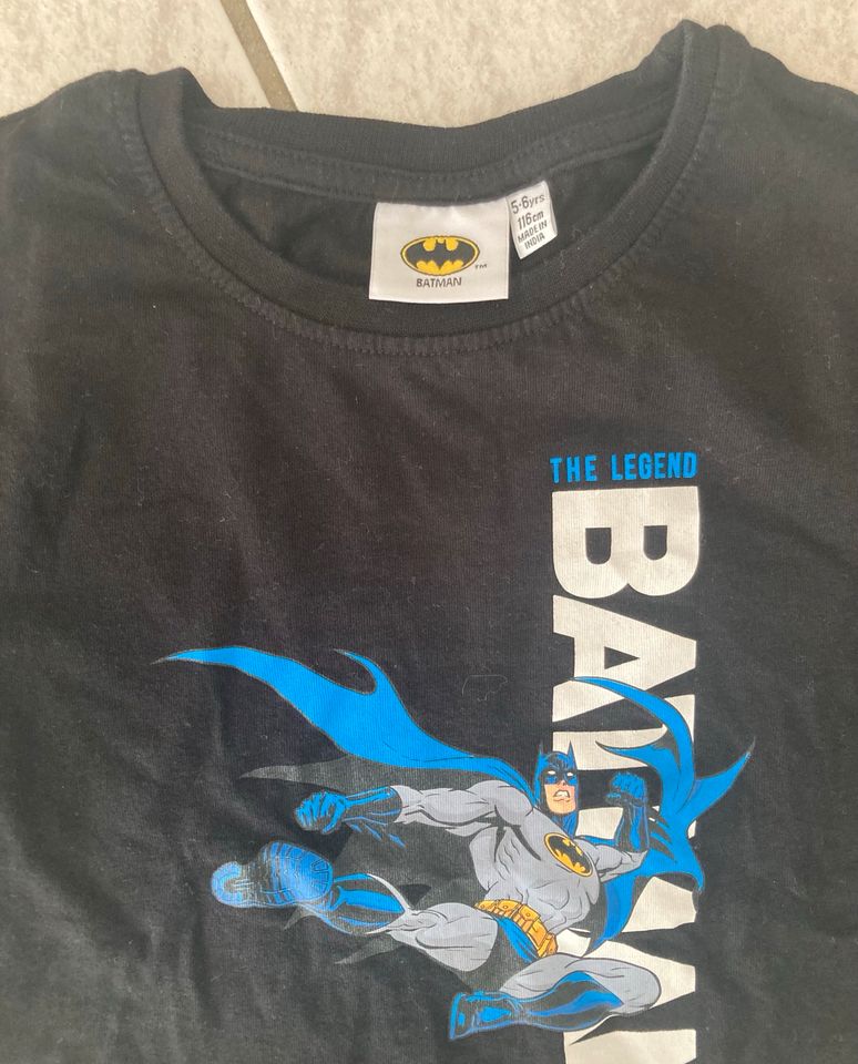 Shirt Longshirt Batman 116 schwarz in Coesfeld