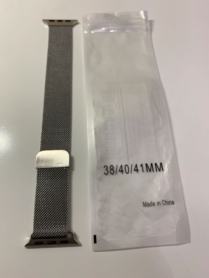 Apple Watch Milanaise Armband - Silber 38/40/ 41mm in Langen (Hessen)
