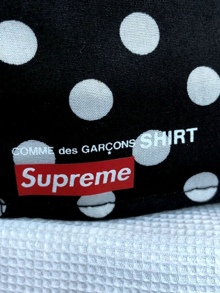 Supreme x CDG Comme des Garcons New Era Box Logo Cap Fw13 Polka in Köln