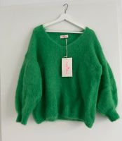 Mohair V-neck Pullover grün Gr 36 38 40 onesize Hamburg-Nord - Hamburg Winterhude Vorschau