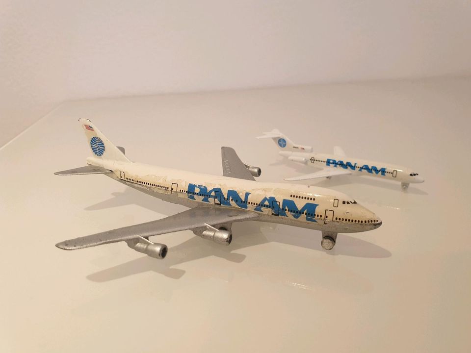 Pan Am Schabak 1:600 Boeing 747 727 Metall in Moosburg a.d. Isar