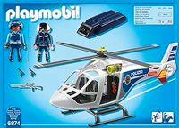 Playmobil Polizei Helikopter mit LED-Suchscheinwerfer 6874 Baden-Württemberg - Kirchardt Vorschau