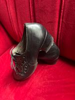 Vintage 50er Jahre Schuhe schwarz Gr.37,5 Nordrhein-Westfalen - Recklinghausen Vorschau