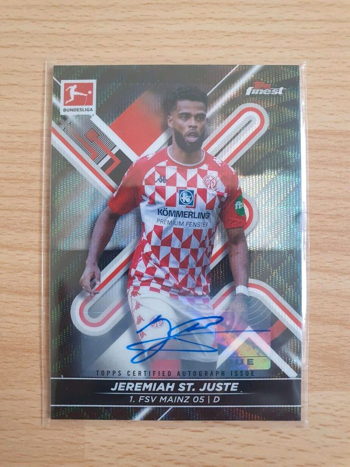 Topps Finest Bundesliga 2021/22 diverse Autogramme limitiert in Greifswald