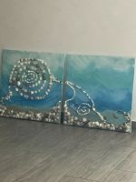 Acryl Bild Handarbeit Kunst Spirale des Lebens Muscheln Nordrhein-Westfalen - Niederkassel Vorschau