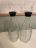 2 Soda Stream Flaschen aus Glas und ein Kohlensäure Zylinder leer Hessen - Rödermark Vorschau