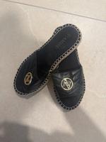 Amisu Sandalen schwarz gold Bayern - Regensburg Vorschau