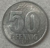 50 Pfennig Münze, Germany (GDR), 1981 Baden-Württemberg - Herrenberg Vorschau