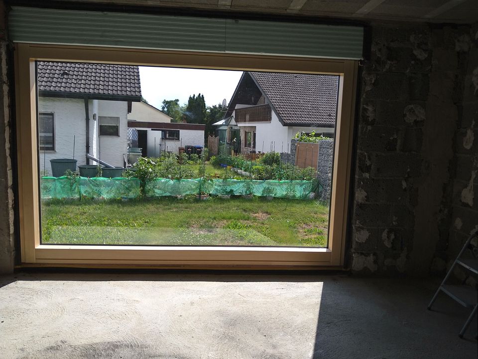 Panorama Fenster Grossformat Holz Alu 3 Fach Verglasung in Blaufelden