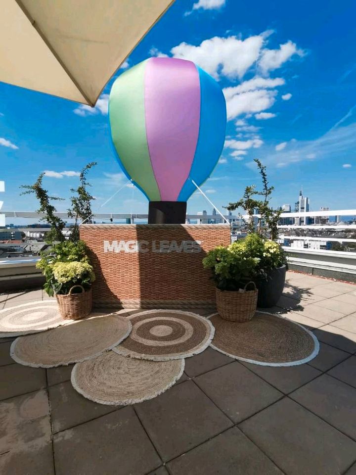 Winkarm Skydancer Luftballon mit Winkarm Döner Pizza Werbung Eis in Troisdorf