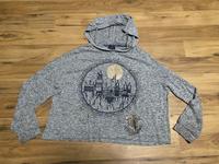 Harry potter Pulli kaputze gr.34 xs grau Hessen - Maintal Vorschau