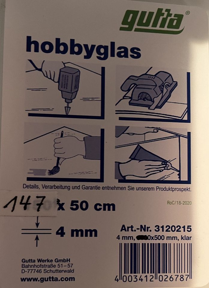 Gutta Hobbyglas in Wolfsburg