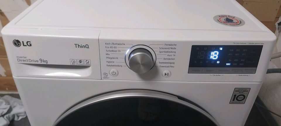 LG Smart Waschmaschine fast Neu in Kaiserslautern