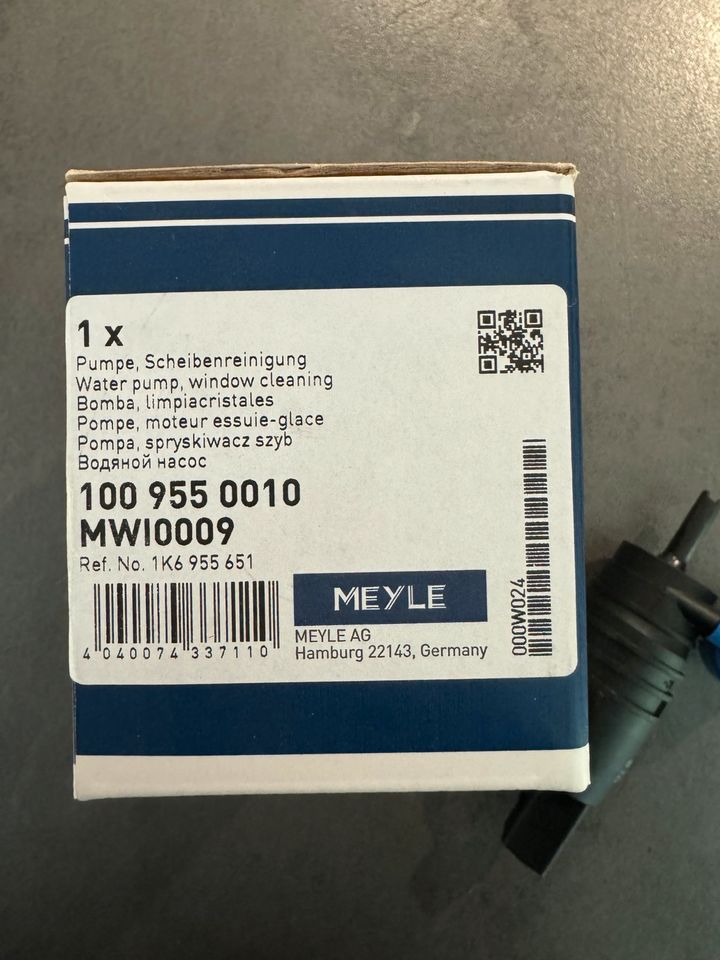 MEYLE Pumpe Scheibenreinigung 1009550010 MWI0009 in Hamburg