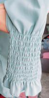 Made in Italy Bluse Hemd Mint Geraffte Details Dortmund - Brackel Vorschau