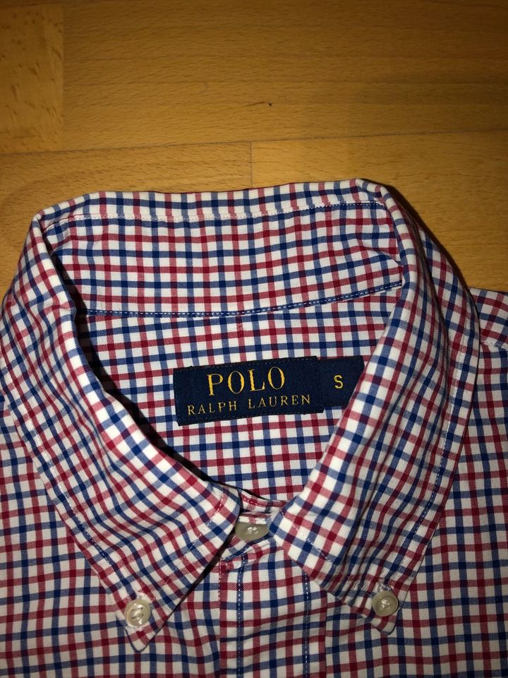 Polo Ralph Lauren Hemd S blau weiß rot Karo  Button down in Gütersloh