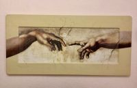 Holz Bild Michelangelo Ausschnitt „Die Erschaffung Adams“ 114x50 Baden-Württemberg - Pforzheim Vorschau
