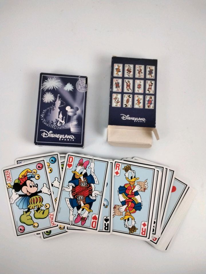 Vintage Disneyland Paris Kartendeck Poker Pokerkarten Pokerspiel in Alsdorf