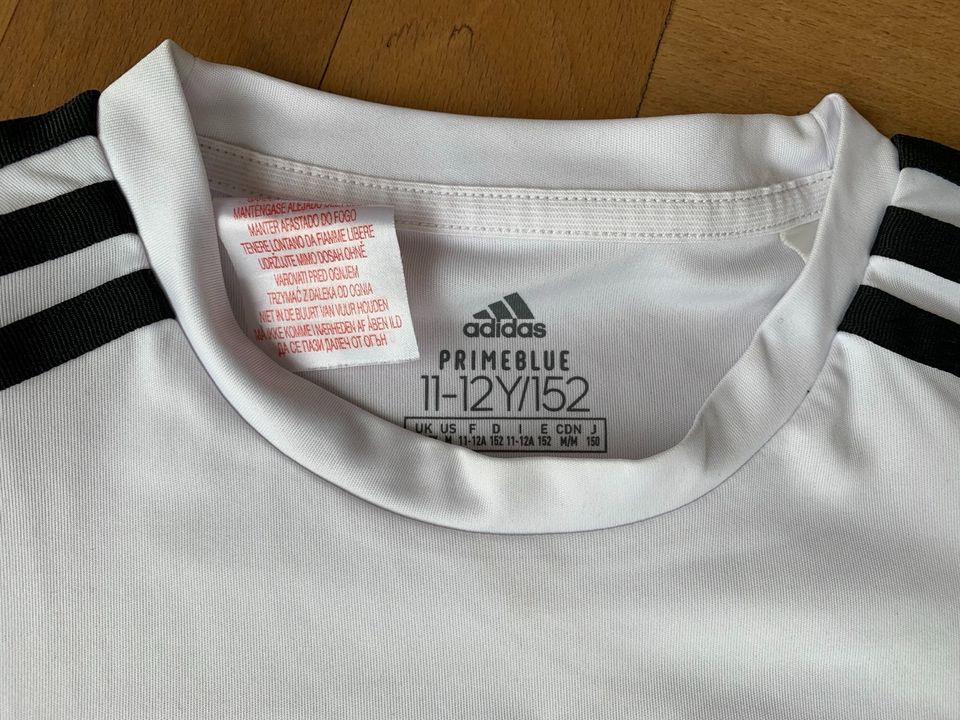 Adidas Funktionsshirt, weiß, Gr. 152 in Heidelberg