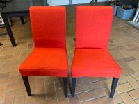 2 IKEA Henriksdal/ Bergmund Stühle mit rotem Bezug Nordrhein-Westfalen - Uedem Vorschau
