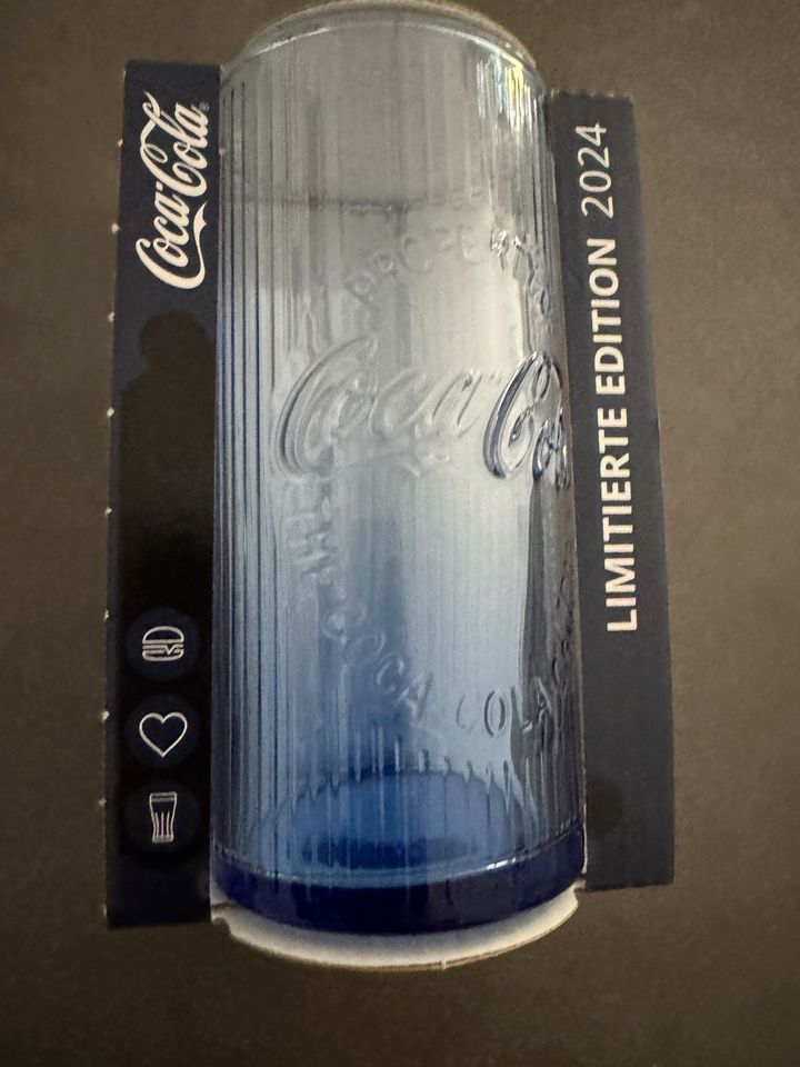 Mc Donalds Coca Cola Gläser 2024 Glas Blau Türkis in Bünde