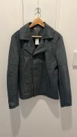 ASOS Wildlederjacke Kunstleder grau Gr.M Hessen - Nidderau Vorschau