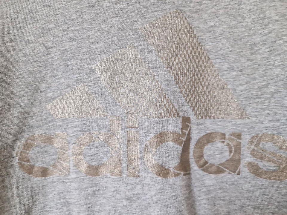 Adidas T-Shirt grau Gr.L guter Zustand in Erkelenz