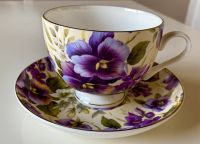 Maxwell & Williams Tasse & Untertasse „Cream Pansy“ Baden-Württemberg - Küssaberg Vorschau