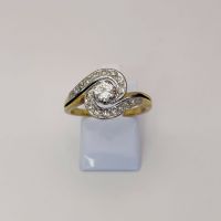 Goldring mit Brillanten 0,80 ct / Gold 585 / 14 Karat / Gr 56 Hamburg-Nord - Hamburg Langenhorn Vorschau