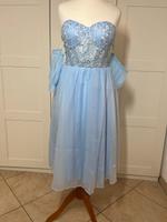 NEU Elegantes trägerloses Kleid in Hellblau Gr. 36 Hessen - Lollar Vorschau