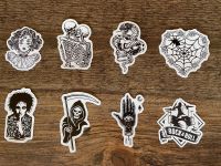 Tattoo Skateboard Cool Stickers x8 Hessen - Riedstadt Vorschau