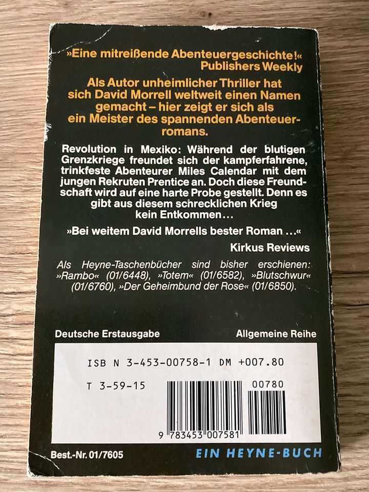 David Morrell - Massaker - Heyne Taschenbuch - Western - Thriller in Schweinfurt