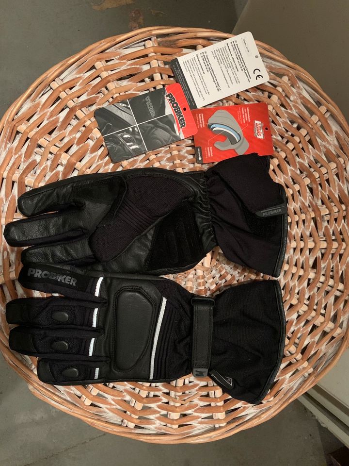 Probiker Season II Motorrad Handschuhe Gr. M Schwarz NEU in Herzogenrath