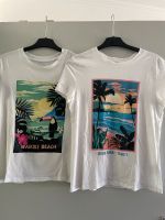 T-Shirts Set C&A clockhouse L 38 40 Strand Beach Retro Urlaub Bayern - Ottobeuren Vorschau