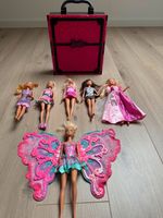 6 Barbie Puppen mit Barbie Kleiderschrank Nordrhein-Westfalen - Dormagen Vorschau