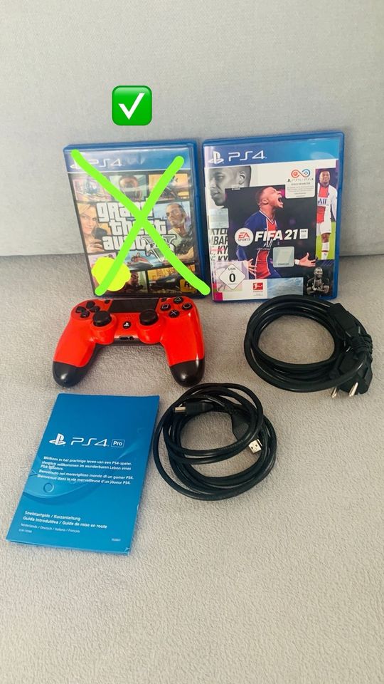 Play Station 4 Pro (fast 2 TB)inkl.2 Spiele in Werl