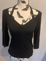 Comma Pullover Shirt Cardigan schwarz m. Perlen Gr. M/38 neu Niedersachsen - Stelle Vorschau