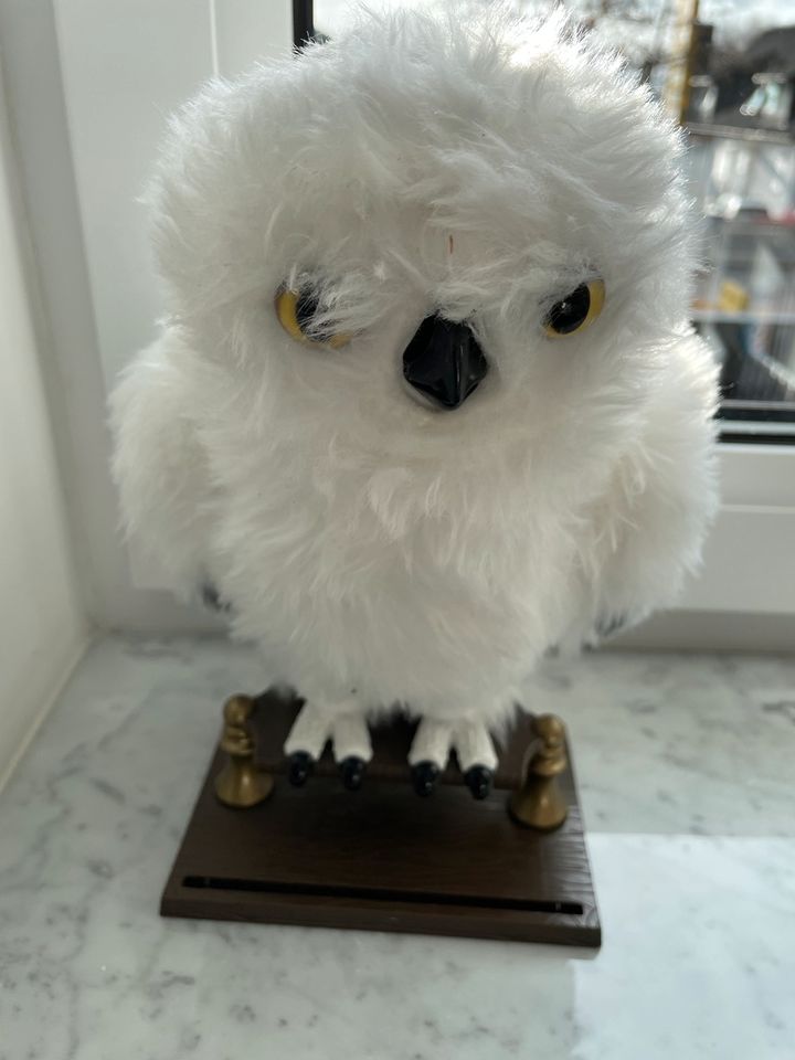 Harry Potter Animatronic Figur Eule Hedwig mit Hogwarts Brief Interaktives  Spielzeug