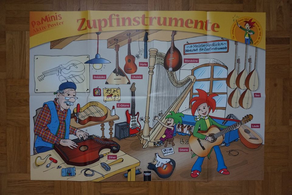 Helbling: Poster Zupfinstrumente (Musik, Grundschule) in Trier